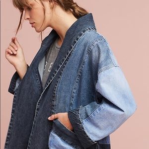 Pilcro Denim Kimono Jacket